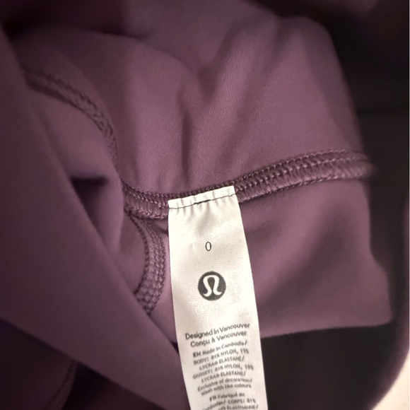 lululemon Align 25” Deep Purple Leggings - Picture 3 of 5